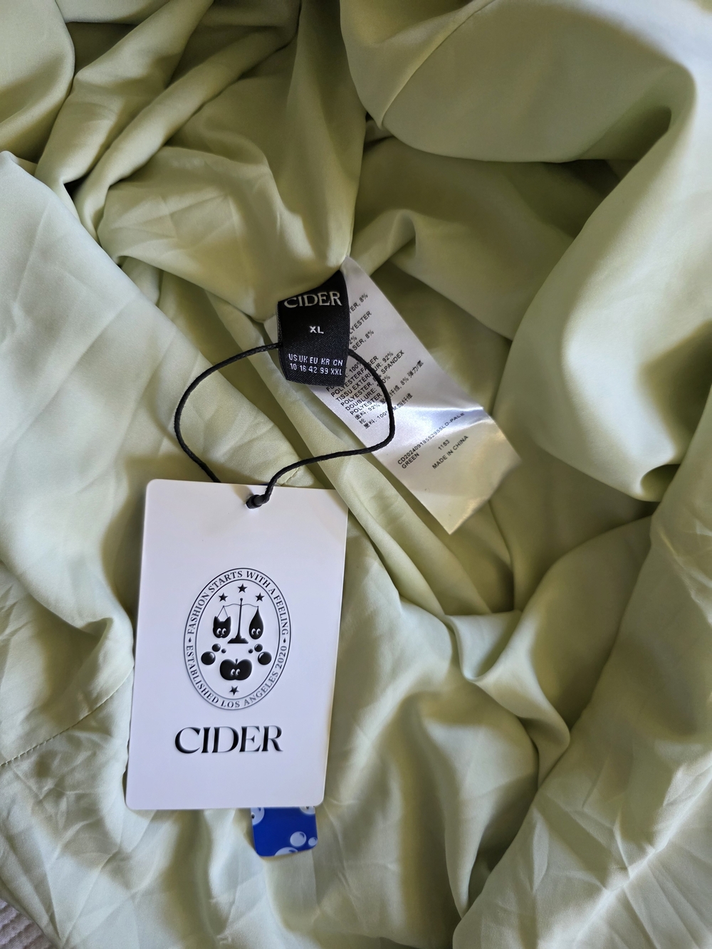 Cider Sage Halter Maxi Dress with Side Slit NWT - Picture 6 of 6